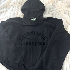 Essentials Black Sweatshirt Casual Wear